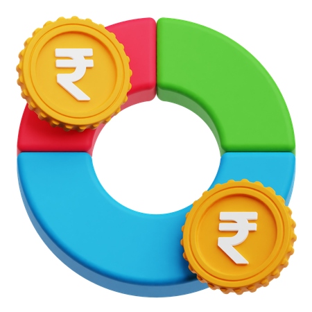 Finanzanalyse  3D Icon