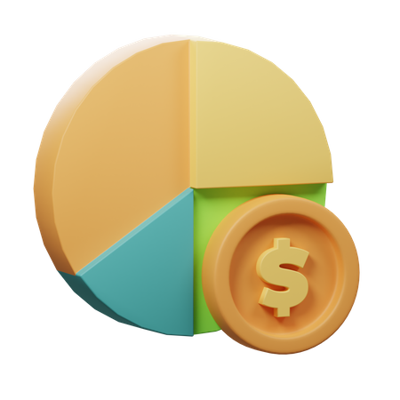 Finanzanalyse  3D Icon