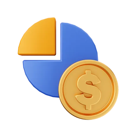 Finanzanalyse  3D Icon