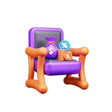 Ahorro financiero  3D Icon
