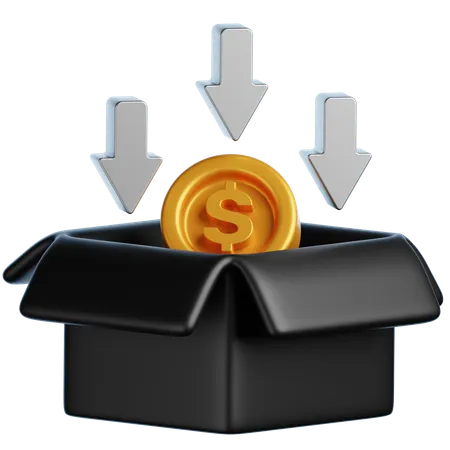 Financiación colectiva de finanzas  3D Icon