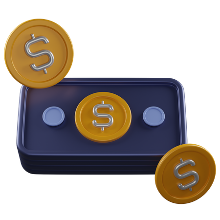 Finanzas Dinero  3D Icon