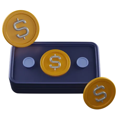 Finanzas Dinero  3D Icon