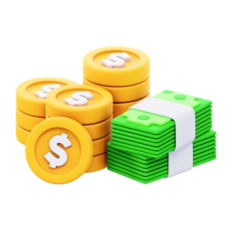 Finanzas Dinero  3D Icon