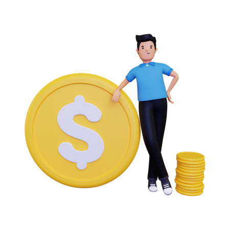 Financiación de las empresas  3D Illustration