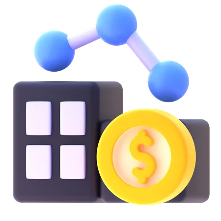 Financiación de la propiedad  3D Icon