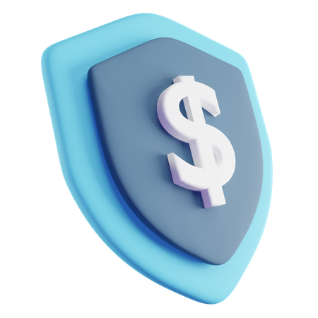 Seguro financiero  3D Icon