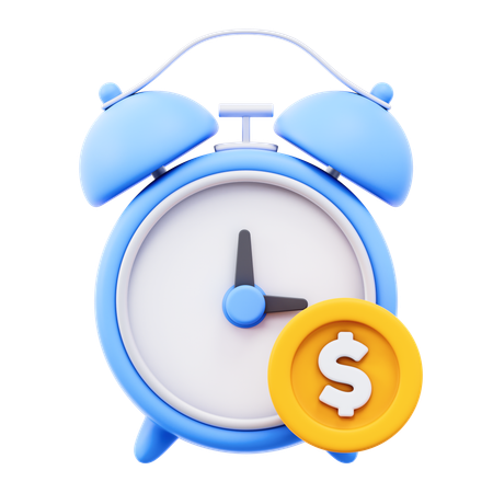 Tiempo de finanzas  3D Icon