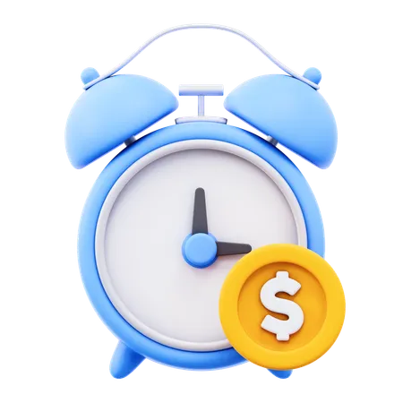 Tiempo de finanzas  3D Icon