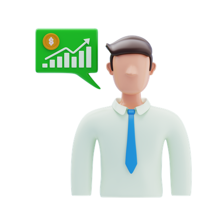 Finanzberatung  3D Icon