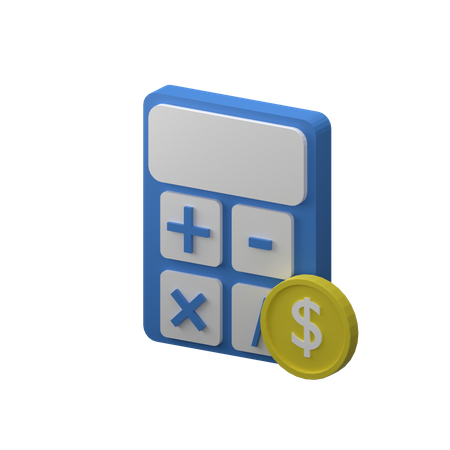 Finanzierungskalkulation  3D Icon