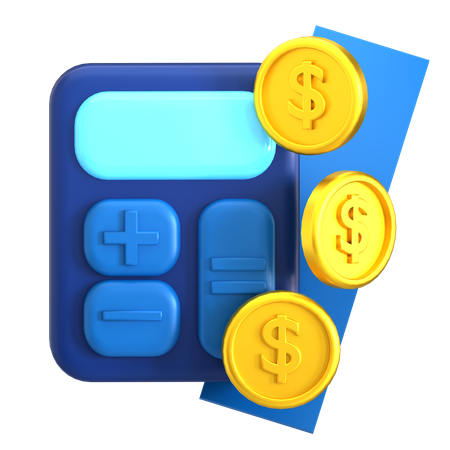 Finanzierungskalkulation  3D Icon