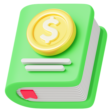 Finanzbuch  3D Icon