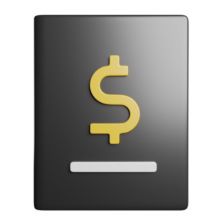 Finanzbuch  3D Icon