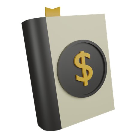 Finanzbuch  3D Icon