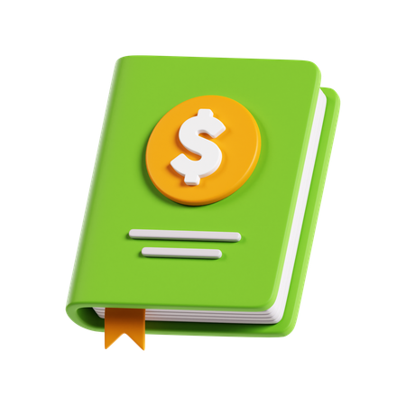 Finanzbuch  3D Icon