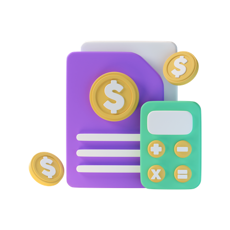 Finanzieller Haushalt  3D Icon