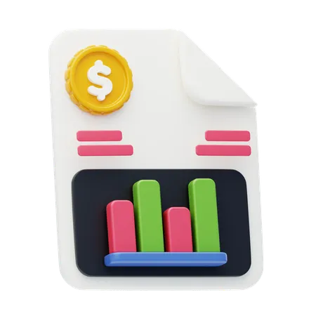 Finanzdatenbank  3D Icon