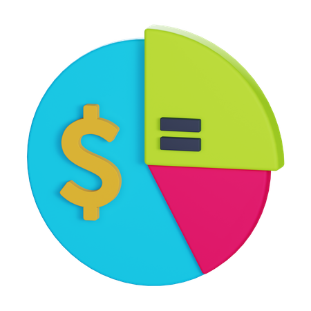 Finanzdiagramm  3D Icon