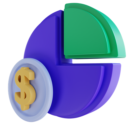 Finanzdiagramm  3D Icon