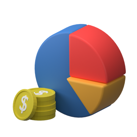 Finanzdiagramm  3D Icon