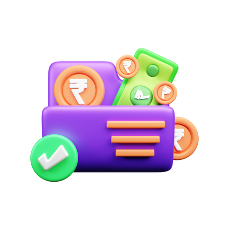 Finanzdokument  3D Icon