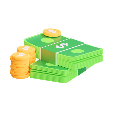 Finanzen Geld  3D Icon