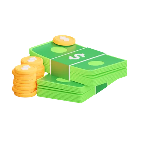 Finanzen Geld  3D Icon