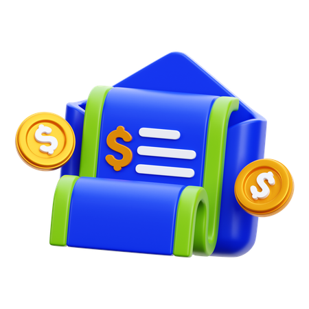 Finanzmail  3D Icon