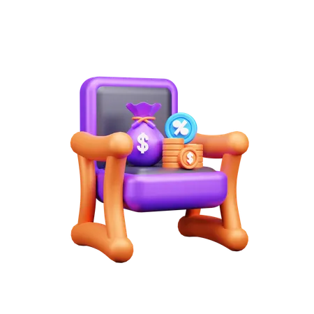 Finanzen sparen  3D Icon