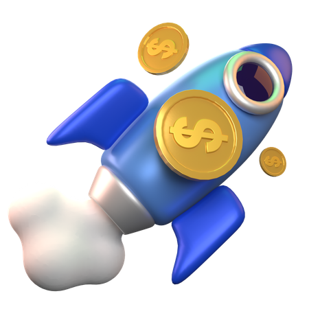 Finanz-Startup  3D Icon