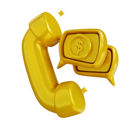 Finanztelefon  3D Icon