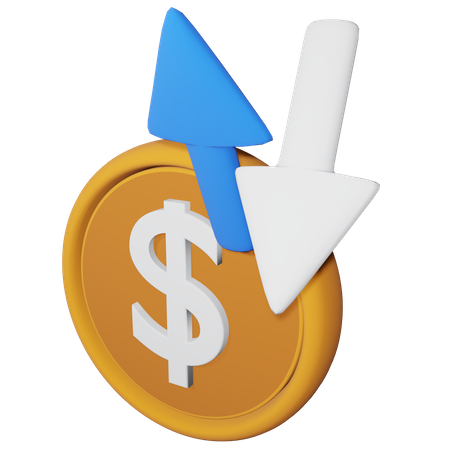 Finanzfluss  3D Icon