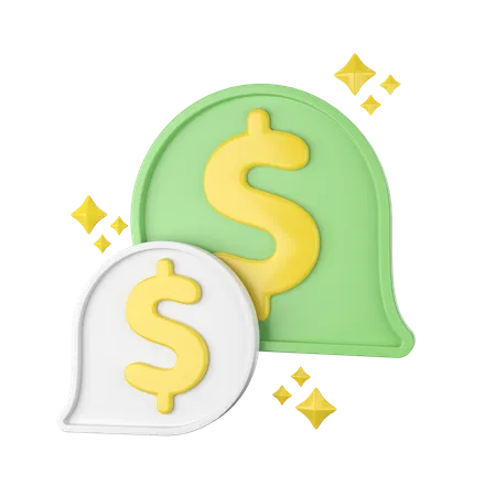 Finanzgespräch  3D Icon