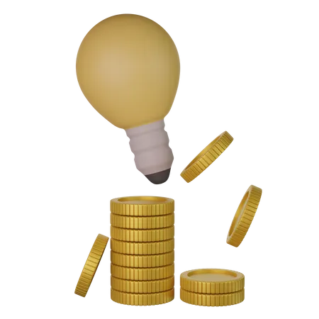 Finanzielle Idee  3D Icon