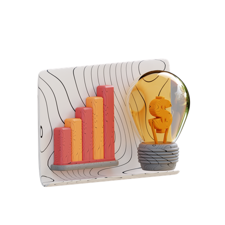 Finanzielle Idee  3D Icon