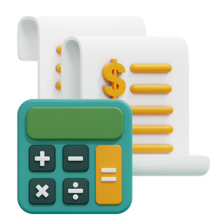 Finanzielle Auslagen  3D Icon
