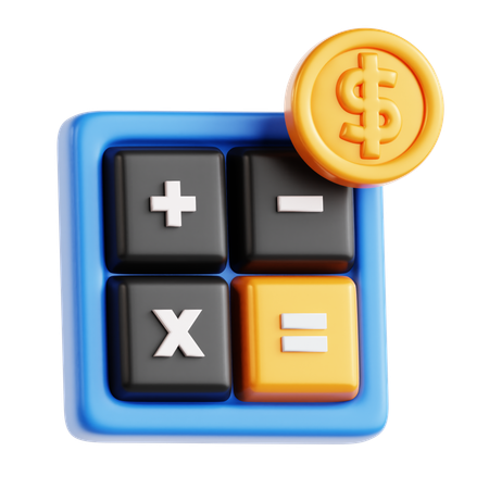 Finanzielle Berechnung  3D Icon