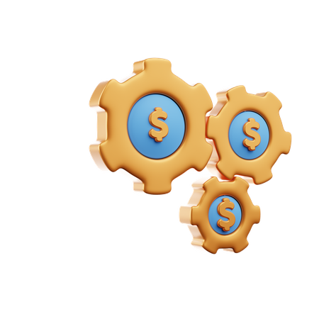 Finanzielle Rahmenbedingungen  3D Icon