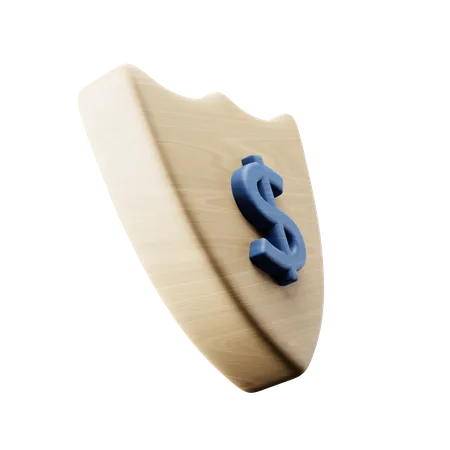 Finanzielle Sicherheit  3D Icon