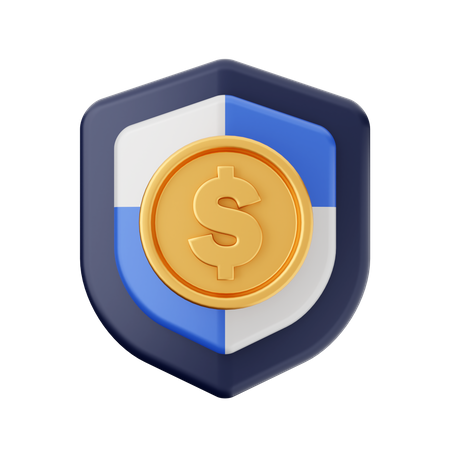 Finanzielle Sicherheit  3D Icon