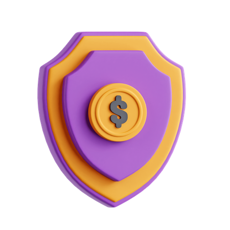Finanzielle Sicherheit  3D Icon