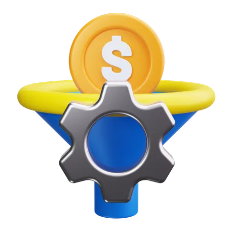 Finanzielle Umwandlung  3D Icon