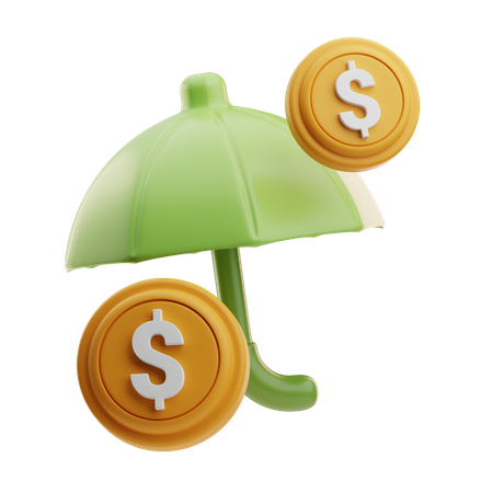 Finanzieller Schutz  3D Icon