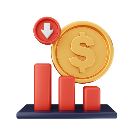 Finanzielles Risiko  3D Icon