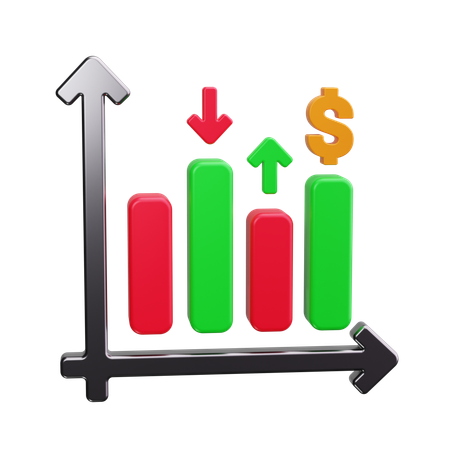 Finanzielles Wachstum  3D Icon