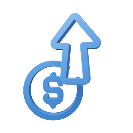 Finanzielles Wachstum  3D Icon