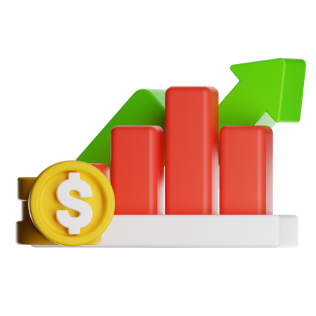 Finanzielles Wachstum  3D Icon