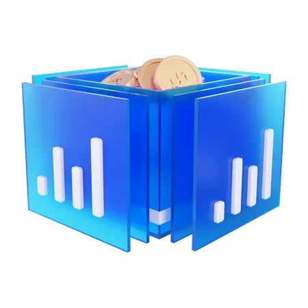 Finanzielles Wachstum  3D Icon