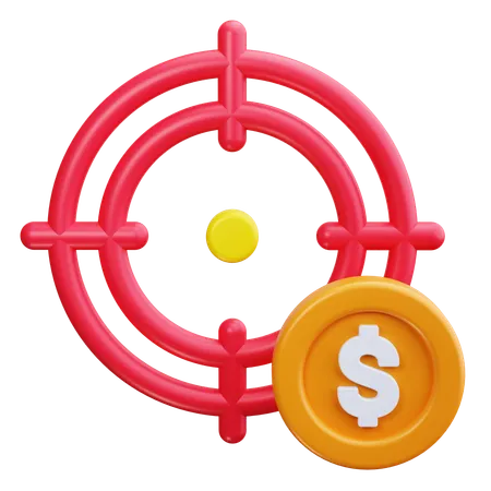 Finanzielles Ziel  3D Icon